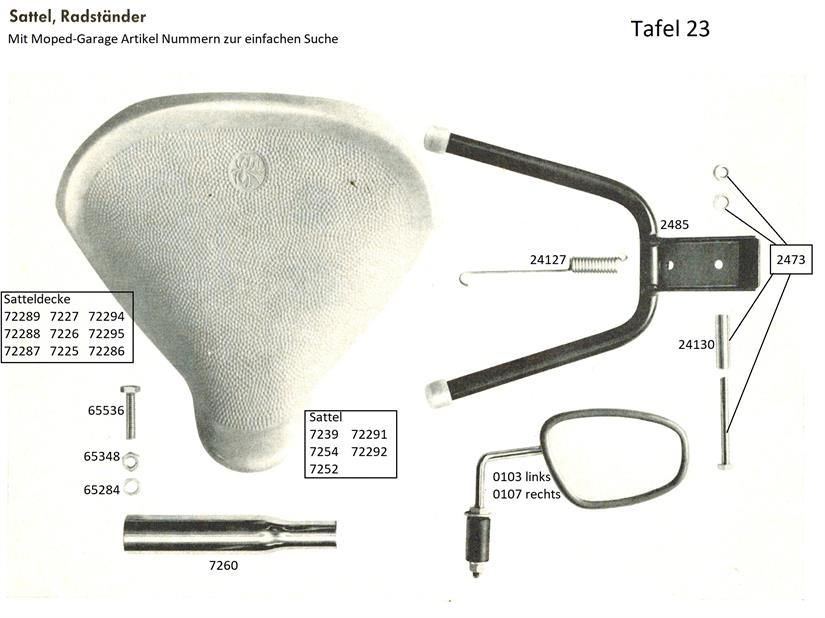 Bergsteiger Sattel und Ständer