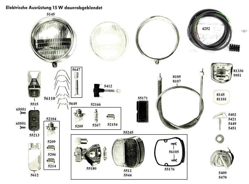 C 50 Super Beleuchtung