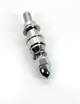 Motorrad Spiegel Spike Chrom Harley Adapter 