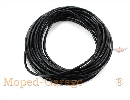 Mofa Moped Mokick Kabel Rolle 5m Schwarz 0,5qmm 