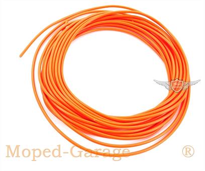 Mofa Moped Mokick Kabel 5m Orange 0,5qmm 