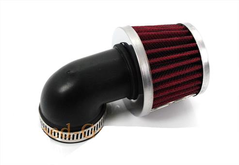 Tuning Mofa Moped Mokick Renn Sport Luftfilter 35mm 90 Grad 