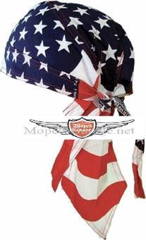 Biker Kopftuch Cap Motorrad Bandana USA Tuch Rocker 