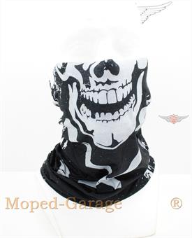 Mofa Moped Motorrad Roller Fahrer Halstuch ZAN Skull X-Bones 