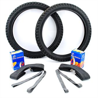 Hercules Prima M Mofa 2,25 x 17 Zoll Enduro Reifen Schlauch Band Satz 7 teilig 