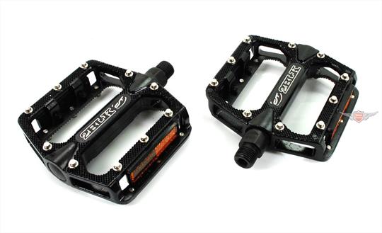 DKW Rixe Sachs Mofa Moped Pedal Paar Alu Schwarz Cross Custom Neu 