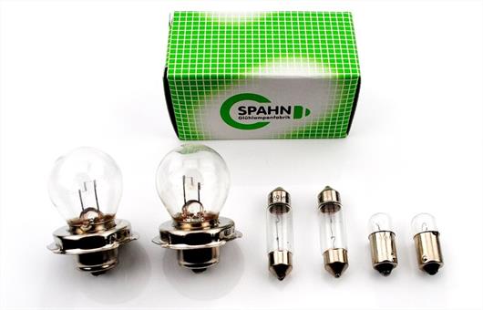 Zündapp C 50 Sport GTS Scheinwerfer Rücklicht 2 x Birne Lampe Set 