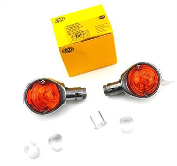 Maico M 250 B Hella Ochsenaugen Blinker Set Original 