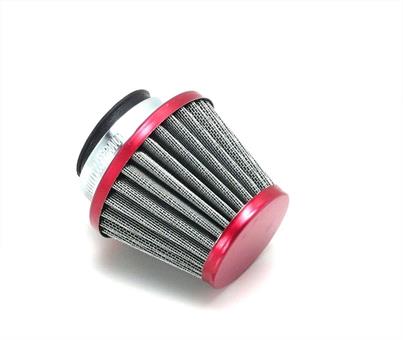 Tuning Mofa Moped Mokick Renn Sport Luftfilter 35mm Rot 