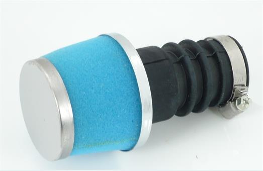 Mofa Moped Mokick Roller Renn Sport Luftfilter Blau 