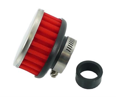 Zündapp Mofa Moped Mokick Roller Sport Luftfilter Schaumstoff 28 - 35mm Rot * 