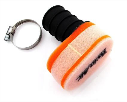 Hercules Mofa Moped Mokick Motor Tuning Renn Sport Luftfilter Twin Air 40mm Oval 