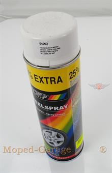 Mofa Moped Motip Felgenspray Farb Spray Dose Spraydose Weiß 500ml 