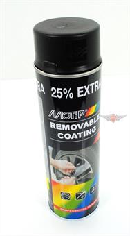 Mofa Moped Motip Farb Spray Dose Spraydose Schwarz abziehbar 500ml 