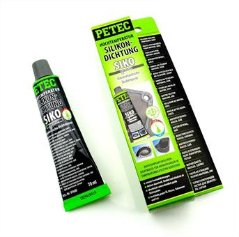 Petec Silikon Siko Grau Dichtmasse Dichtung 70ml 