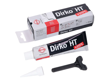 Dirko Dichtmasse Elring Dichtung Silikon +315 Grad 70ml 