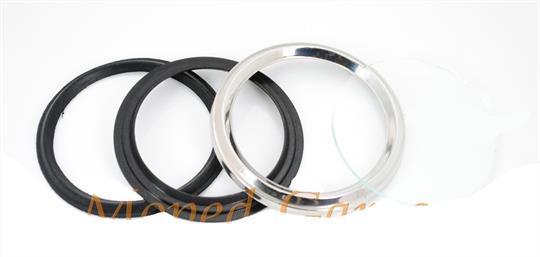 Hercules Prima K MK Mofa Moped 60mm Tacho Chrom Ring Rep Satz Glas Dichtung 