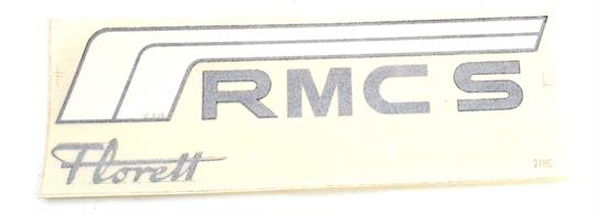 Kreidler Florett RMC - S Seitendeckel Transfer Aufkleber "Florett" original "RECHTS" 