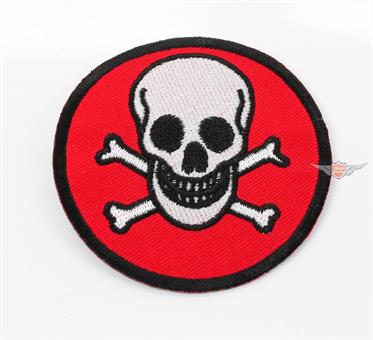 Moped Garage Poison Skull Kutte Patch Aufnäher Jeans Mofa Club Jacke 7cm Mokick 