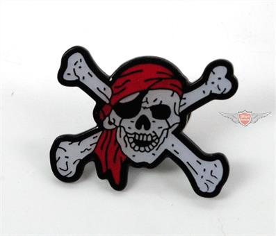 Pirate Skull Anstecker klein Mofa Kutte 