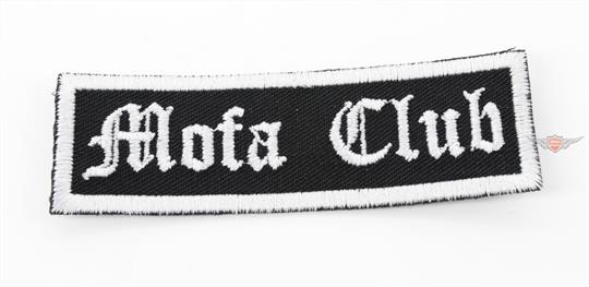 Moped Garage Mofa Club Rocker Kutte Patch Aufnäher für Jeans Club Jacke 