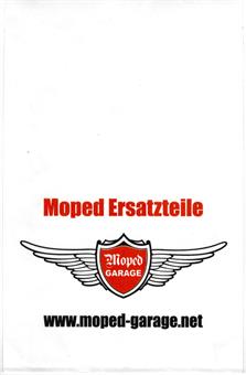 Moped Garage Papier Ersatzteil Tüte klein 