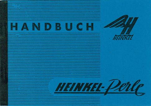 Heinkel Perle  Handbuch Bedienungsanleitung 