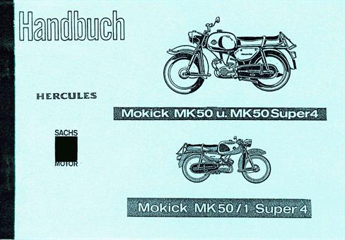 Hercules MK 50 MK 50 Super 4 MK 50 / 1 Super 4 Handbuch Bedienungsanleitung 