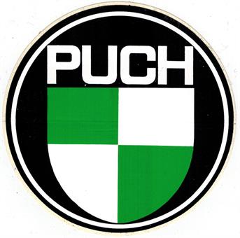 Puch Maxi Monza MS X original Logo Auto Aufkleber groß 