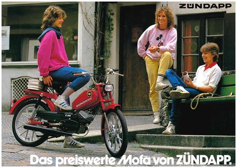 Zündapp "Das preiswerte Mofa von Zündapp" X25 original Prospekt A4 NEU 