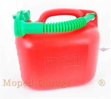 Mofa Moped Motorrad Roller Auto Benzin Kanister Kraftstoff Kanister 5 Liter 