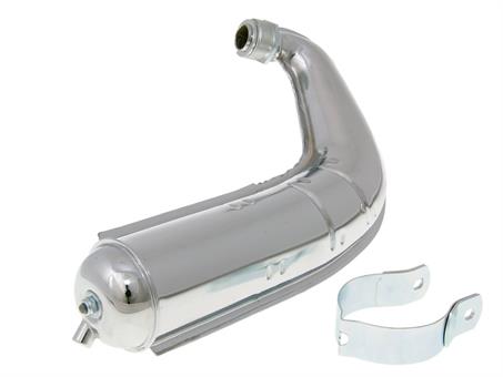 Auspuff verchromt für Mobylette GAC 40, 50 