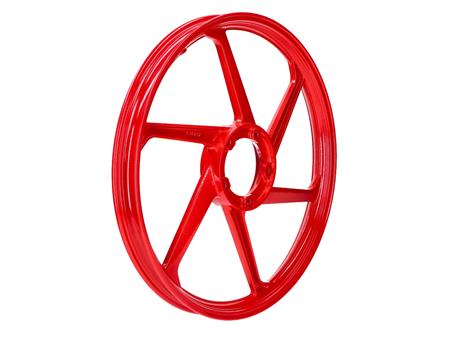 Felge Fast-Arrow Aluminium rot 17 Zoll für Puch Maxi 
