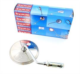 Mofa Moped Mokick bumm Rund Innen Lenker Spiegel Edelstahl Universal Rechts * 