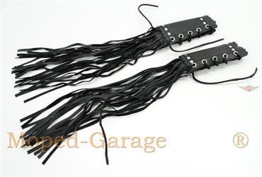 Hercules K 50 MK Prima M Mofa Moped Chopper Leder Griff Griffe Fransen Set Neu 