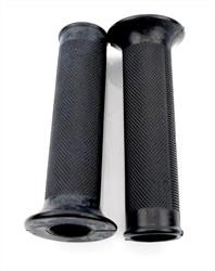 Mofa Moped MOGA Griff Gummi Satz Hand Schaltung Schwarz 125mm 