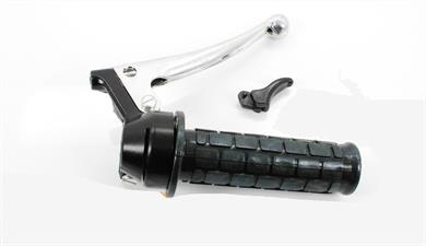 Kreidler Flory MF MP Mofa Moped Mokick Gasgriff Gas Griff Schwarz 