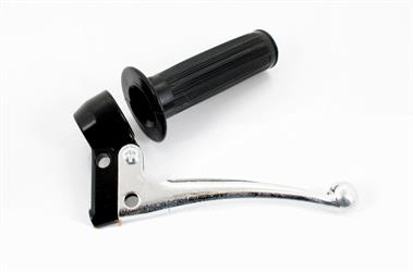 Hercules K MK PL M P Prima Mofa Moped Rillen Fest Griff Armatur Schwarz Kugel Alu hebel 