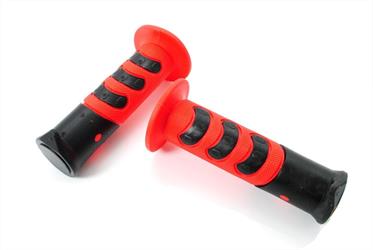Hercules DKW Mofa Moped Mokick Griff Satz Rot Schwarz 22/24mm 