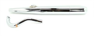 Puch Maxi Chrom Tuning Auspuff mit Krümmer 28mm 