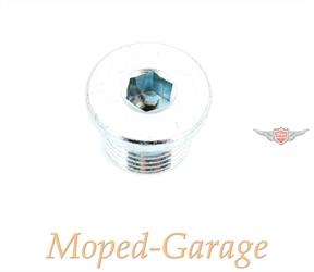 Harley Davidson Drag Chrom Auspuff O2 Sensor Verschluss Schraube 