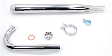 DKW 139 M Mokick Sachs 501 Motor Auspuff Krümmer Mutter Anlage Neu 