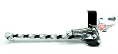 Puch Maxi Mofa Moped Seitenständer gedreht Chrom 4 Kant Aufnahme 