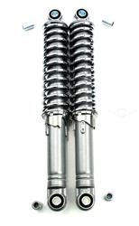 Hercules Sport Federbeine 310mm Grau Chrom Mofa Moped Mokick Neu * 