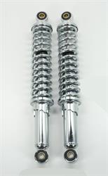 340mm Chrom Federbeine Hydraulisch gedämpft Mofa Moped einstellbar 