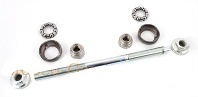 Zündapp Bergsteiger M Pränafa Vorderrad Radlager Satz mit Achse Muttern 