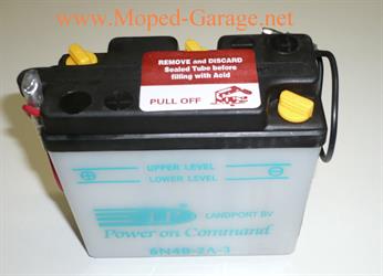 Yamaha DT 50 MX RD 50 Mokick KKR Batterie 6 Volt 4 Ah 