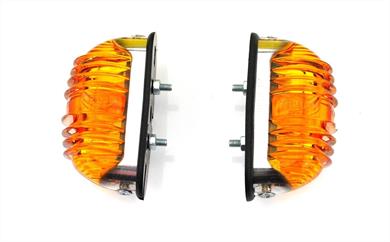 Zündapp GTS KS Mofa Moped Motorrad Roller HELLA Verkleidung Blinker Satz Neu * 