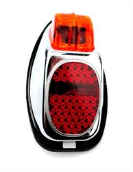 Hercules Rixe Puch Chrom Rücklicht Moped Mokick 50er 60er Jahre 