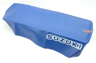 Suzuki TS 50 X Sitzbank Bezug Blau 